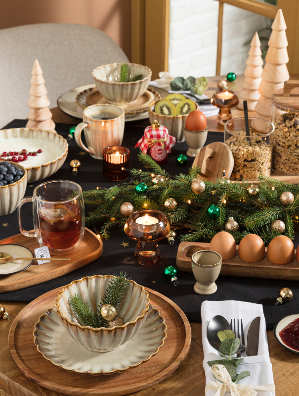 Warm Organic kersttafel